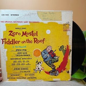 1964 Fiddler on the Roof Zero Mostel and Original Broadway Cast Recording
